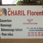 Panneau de chantier Charil Florent